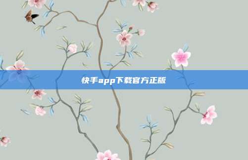 快手app下载官方正版