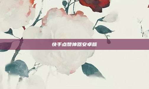快手点赞神器安卓版