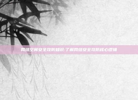 网络空间安全攻防知识:了解网络安全攻防核心逻辑