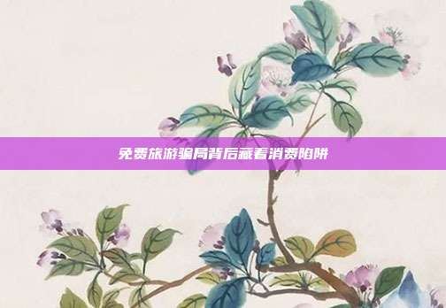 免费旅游骗局背后藏着消费陷阱