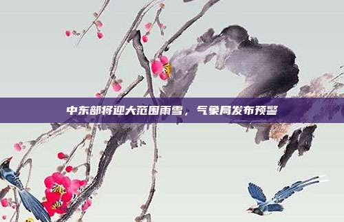中东部将迎大范围雨雪,气象局发布预警