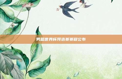 男篮世界杯预选赛赛程公布