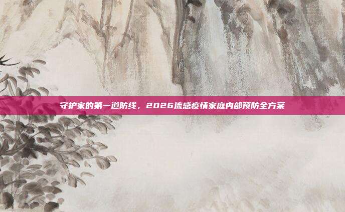 守护家的第一道防线，2026流感疫情家庭内部预防全方案