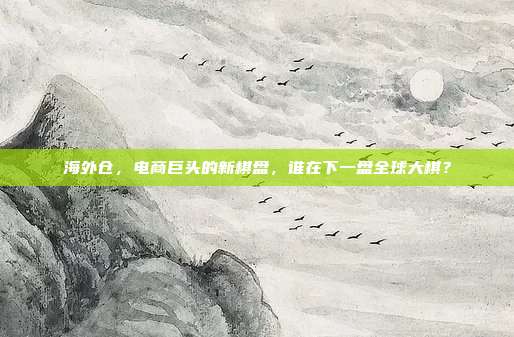 海外仓，电商巨头的新棋盘，谁在下一盘全球大棋？