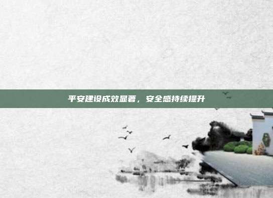 平安建设成效显著,安全感持续提升