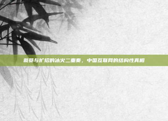 裁员与扩招的冰火二重奏,中国互联网的结构性真相