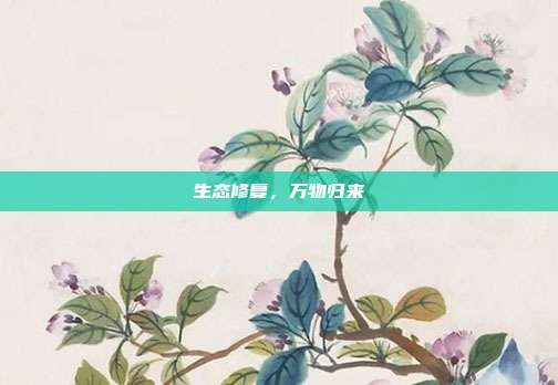 生态修复，万物归来