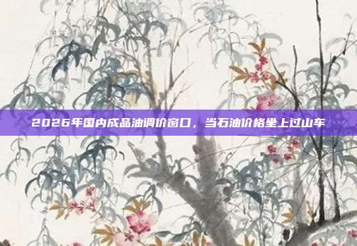 2026年国内成品油调价窗口,当石油价格坐上过山车