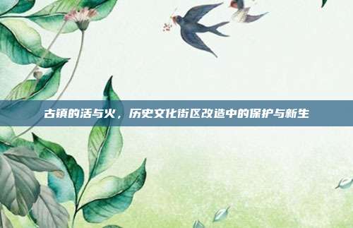 古镇的活与火，历史文化街区改造中的保护与新生