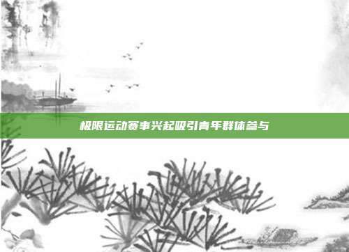 极限运动赛事兴起吸引青年群体参与