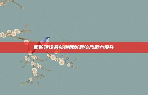 国防建设最新进展彰显综合国力提升