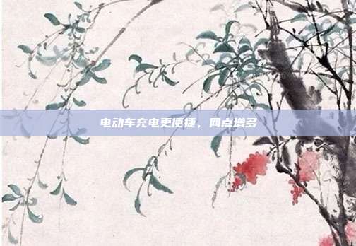 电动车充电更便捷,网点增多