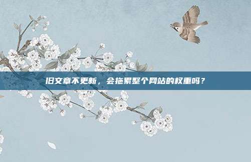 旧文章不更新，会拖累整个网站的权重吗？