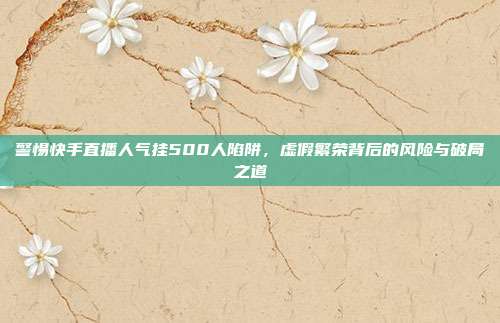 警惕快手直播人气挂500人陷阱,虚假繁荣背后的风险与破局之道