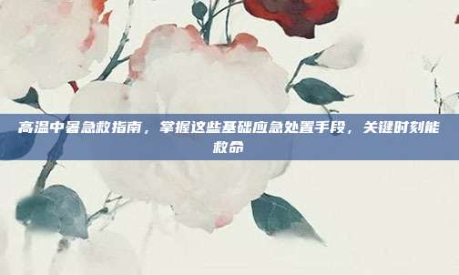 高温中暑急救指南,掌握这些基础应急处置手段,关键时刻能救命