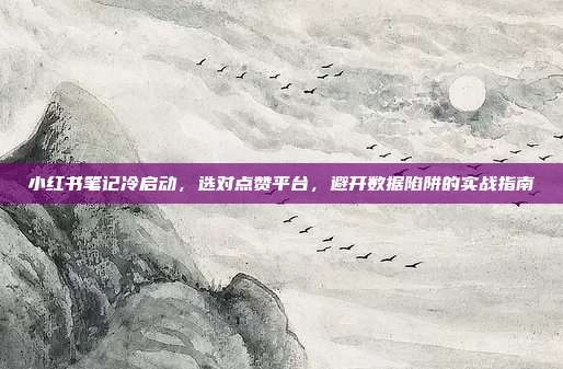 小红书笔记冷启动，选对点赞平台，避开数据陷阱的实战指南