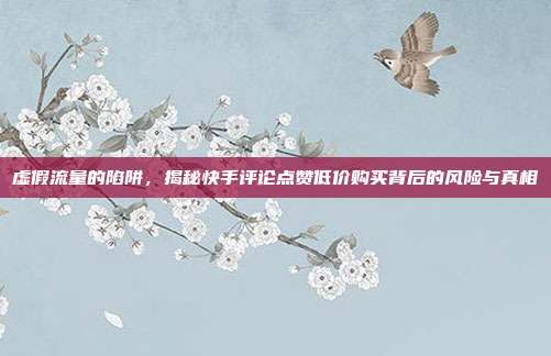 虚假流量的陷阱，揭秘快手评论点赞低价购买背后的风险与真相