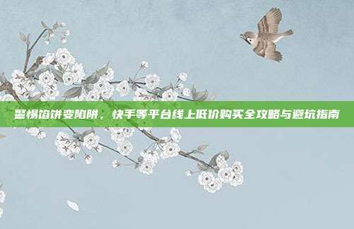 警惕馅饼变陷阱，快手等平台线上低价购买全攻略与避坑指南