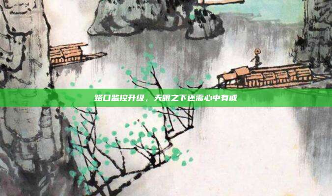 路口监控升级，天眼之下还需心中有戒
