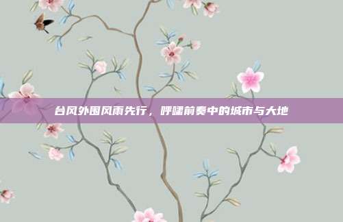 台风外围风雨先行，呼啸前奏中的城市与大地