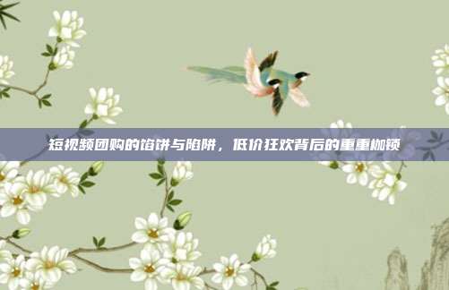 短视频团购的馅饼与陷阱，低价狂欢背后的重重枷锁
