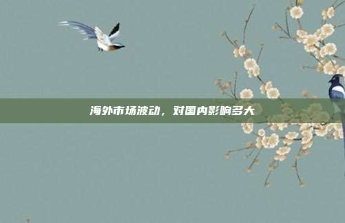 海外市场波动，对国内影响多大